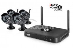 iget HGNVK88304 - CCTV bezdrôtový WiFi set FullHD 1080p, 8CH NVR + 4x IP kamera 1080p, aj RJ45 HGNVK88304