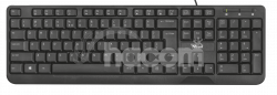 klávesnica TRUST Ziva Multimedia Keyboard CZ / SK 22173