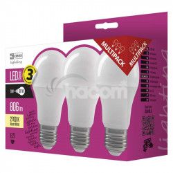 Emos LED žiarovka Classic A60 9W E27 teplá biela multipack ZQ5140.3