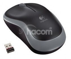 myš Logitech Wireless Mouse M185 nano, šedá 910-002238