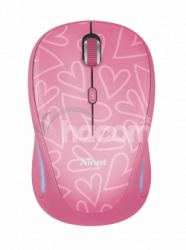 Myš Trust Yvi FX Wireless Mouse - pink 22336