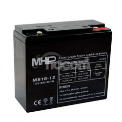 Pb akumulátor MHPower VRLA AGM 12V / 18Ah (MS18-12) MS18-12