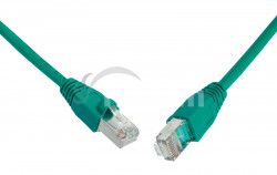 SOLARIX patch kabel CAT6 UTP PVC 1m zelen snag-proof C6-114GR-1MB