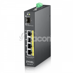 Zyxel 4xGb + 1xSFP POE IP30 DIN 120W RGS100-5P RGS100-5P-ZZ0101F