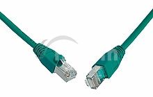 SOLARIX patch kabel CAT5E SFTP PVC 0,5m zelen snag-proof C5E-315GR-0,5MB