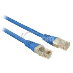 SOLARIX patch kabel CAT5E UTP PVC 0,5m modr non-snag proof C5E-155BU-0,5MB