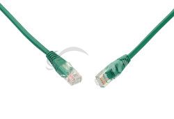 SOLARIX patch kabel CAT5E UTP PVC 0,5m zelen non-snag proof C5E-155GR-0,5MB