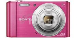 Sony Cyber-Shot DSC-W810 ružový, 20,1 M, 6xOZ, 720p DSCW810P.CE3