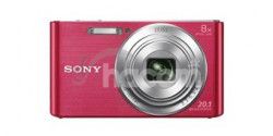 Sony Cyber-Shot DSC-W830 ružový, 20,1 M, 8xOZ, 720p DSCW830P.CE3