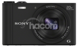 Sony DSC-WX350 čierna, 18,2 Mpix, 20xOZ, full HD, WiFi DSCWX350B.CE3