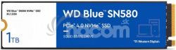 SSD 1TB WD Blue SN580 NVMe M.2 PCIe Gen4 2280 WDS100T3B0E