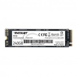 SSD 240GB PATRIOT P310 M.2 NVMe, Gen3x4 P310P240GM28