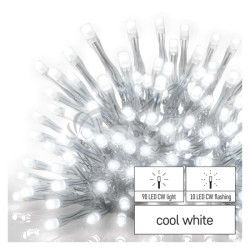 Standard LED spoj. reaz blikajca  cencle, 2,5 m, vonkajia, studen biela D1CC02