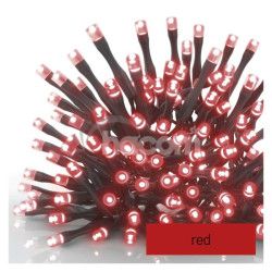 Standard LED spojovacia vianon reaz, 10 m, vonkajia aj vntorn, erven D1AR01