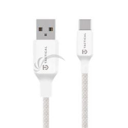 Tactical Stitch Thread Cable USB-A/USB-C 0.3m White 8596311283338