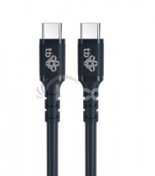 TB USB C - USB C k�bel 50cm silicone black AKTBXKUCC2SI05B