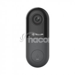 Tellur Video DoorBell WiFi, 1080P, PIR, Wired, Black TLL331251