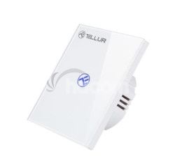 Tellur WiFi Smart Spínač, 1 port, 1800W, 10A biely TLL331481