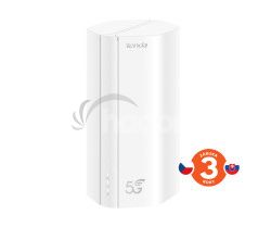 Tenda 5G01 Wi-Fi AX1500 5G NR/4G+ LTE router, 2x GWAN/GLAN, IPV6, Mesh, WPA3, NanoSIM, SK App 75012030