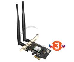 Tenda E33 Wireless AX PCI Express Adapter AX5400, WiFi6E, Bluetooth 5.2, WPA3, 2x 5dBi, Win10/11 E33
