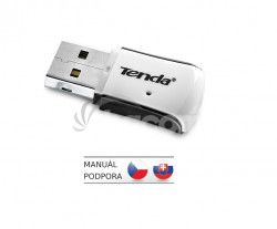 Tenda W311M WiFi N USB Adapter Mini, 150 Mb / s, 802.11 b / g / n, režimy Client, Soft AP, Win, Mac, Lin W311M