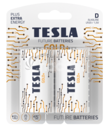 TESLA - batria D GOLD+, 2 ks, LR20 12200220