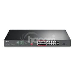 TP-Link TL-SL1218P 16xFE POE + 150W 2xGb nonPOE, 1xSFP CCTV switch TL-SL1218P