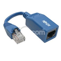 Tripplite Adaptr Ethernet Cable/Cisco Console Rollover Cable (RJ45 Samec/Samice), modr, 12.7cm N034-05N-BL