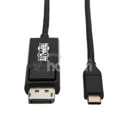 Tripplite Adaptr USB-C/DisplayPort, uzamykaten konektor, 4K 60Hz, HDR (Samec/Samec), kbel 1.8m U444-006-DP-BE