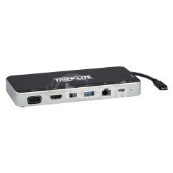 Tripplite Dokovacia stanica USB-C/3x displej, HDMI 4K, mDP, VGA, USB3.2 G1, USB-A/C, GbE, 60W nabjanie U442-DOCK16-B