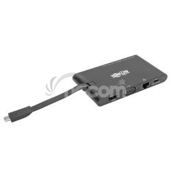 Tripplite Dokovacia stanica USB-C/HDMI, VGA, USB3.2 G1, USB-A/C, GbE, 100W nabjanie U442-DOCK3-B
