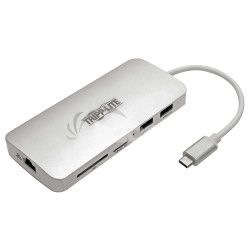 Tripplite Dokovacia stanica USB-C/HDMI, USB 3.2 Gen 1, USB-A/C, GbE, pamov karta, 60W nabjanie U442-DOCK11-S