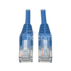 Tripplite Ethernetov kbel Cat5e 350MHz Snagless Molded (UTP) (RJ45 Samec/Samec), modr, 0.31m N001-001-BL