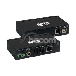 Tripplite Extender, 4-port USB 2.0 cez Cat6, ESD ochrana, PoC, priemyseln, monos monte, 100mm B203-104-IND-ER