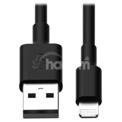 Tripplite Kbel USB-A 2.0/Lightning Synch/Nabjanie,MFi Certified,Samec/Samec,ierna,0.3m,10ks M100-10N-BK-10