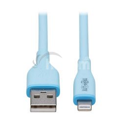 Tripplite Kbel USB-A /Lightning Synch/Nabjanie,MFi,Samec/Samec,Safe-IT Antibakt,flex,sv.modr,1.83m M100AB-006-S-LB