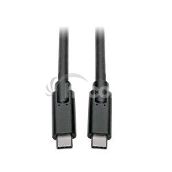 Tripplite Kbel USB-C (Samec/Samec), USB 3.1, Gen 1 (5Gb/s), kompatibiln Thunderbolt 3, 3.05m U420-010