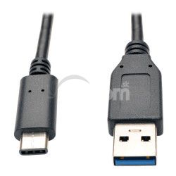 Tripplite Kbel USB-C/USB-A (Samec/Samec), USB 3.1 Gen 2 (10Gb/s), kompatibiln Thunderbolt 3, 0.9m U428-003-G2