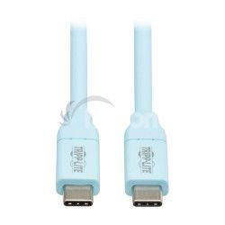 Tripplite Kbel USB-C (Samec / Samec), USB 2.0, Antibakterilne Safe-IT, ultra flexibiln, sv. modr,1.83m U040AB-006CS5LB