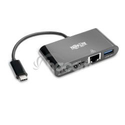 Tripplite Mini dokovacia stanica USB-C/HDMI, USB-A, GbE, 60W nabjanie, HDCP, ierna U444-06N-H4GUBC