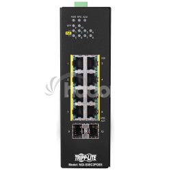 Tripplite Prepna 8x zdroj Lite Manag. Eth. Switch,10/100/1000Mb/s,2GbE SFP,PoE+ 30W,-10+60C,DIN NGI-S08C2POE8