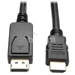 Tripplite Video kbel DisplayPort 1.2 s aretciou / HDMI 4K (Samec/Samec), 1.8m P582-006-V2