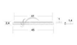 Trubikov Ochrana Optickho zvaru 45mm priehadn 100ks 35891