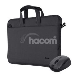 TRUST Laptop Bag And Mouse Set - ierny 24988