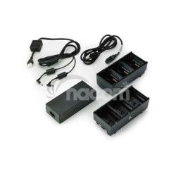 Two 3 slot battery chargers (Q600, QLn alebo ZQ500) SAC-MPP-6BCHEU1-01