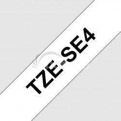 TZ-SE4, biela / ierna - security tape TZESE4