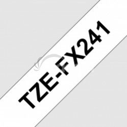 TZE-FX241, biela / ierna, 18 mm TZEFX241