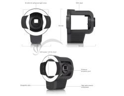 Ubiquiti UACC-Pro-Bullet-Enhancer-B, Pro Bullet Enhancer, �ierna UACC-Pro-Bullet-Enhancer-B