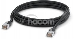 UBNT UACC-Cable-Patch-Outdoor-3M-BK, Vonkaj UniFi patch kbel, 3m, Cat5e, ierny UACC-Cable-Patch-Outdoor-3M-BK