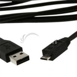 USB Kbel A Male / Micro B Male 2.0 Black HQ 1,8m CCP-mUSB2-AMBM-6